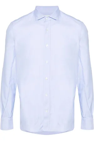 MAZZARELLI Camicia con spacchetto sul collo