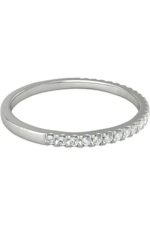 VEYNOU Anello Mara in oro bianco riciclato 18kt con diamanti