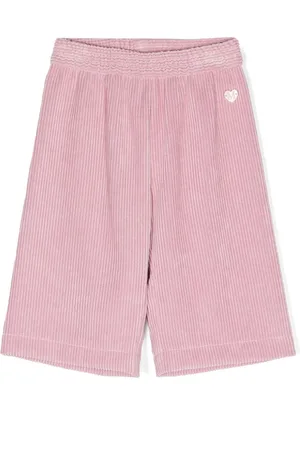 MONNALISA Pantaloni a coste con placca logo