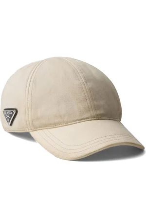 Prada Cappello da baseball denim con applicazione