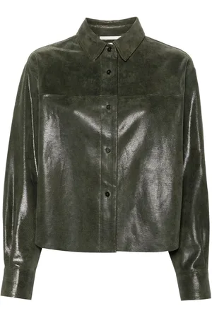 FORTE FORTE Camicia con effetto lucertola