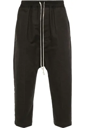 Rick Owens Pantaloni con coulisse crop