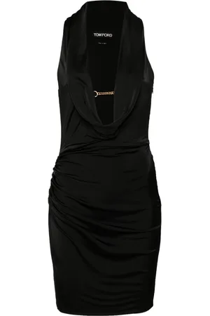 Tom Ford Abito corto con scollo drappeggiato