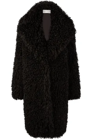 Nina Ricci Cappotto oversize in finta pelliccia