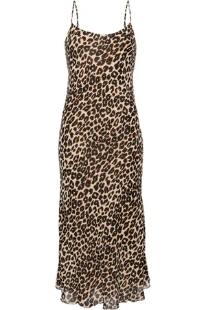Reformation Abito midi Emerick con stampa