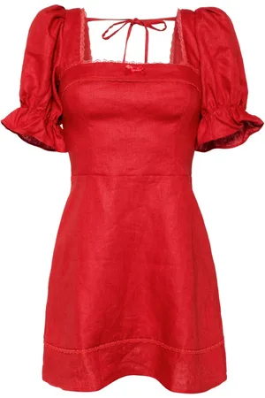 Reformation Abito Evianna con scollo quadrato