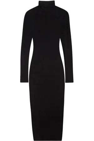 Isabel Marant Abito midi Vanessa a collo alto