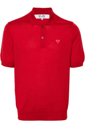 Comme des Garçons Polo con applicazione