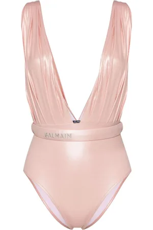 Balmain Costume intero con ricamo
