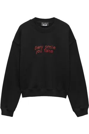 Msgm Felpa con ricamo