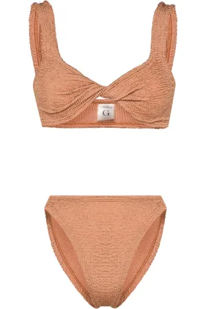 Hunza G Bikini Juno con effetto increspato
