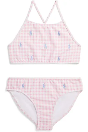 Ralph Lauren Costume intero Polo Pony con ricamo