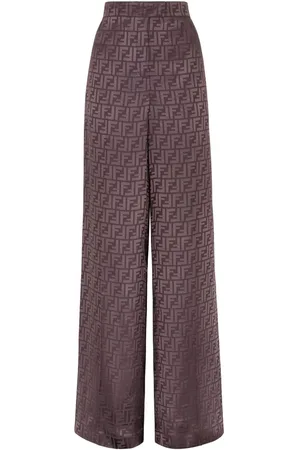 Fendi Pantaloni con monogramma jacquard