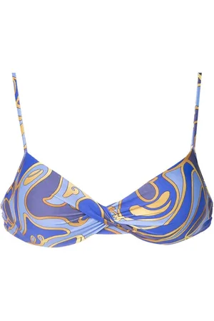 Lygia & Nanny Top bikini Cassis con stampa astratta