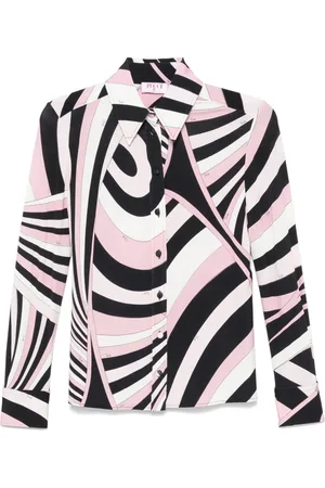 Puccini Camicia con stampa Iride