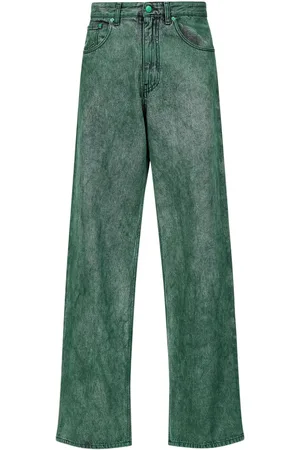 Maison Margiela Jeans dritti con applicazione