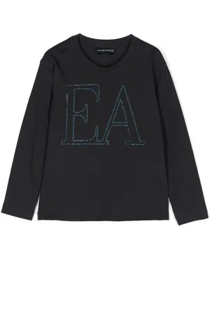 Emporio Armani T-shirt con strass