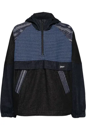 FIVE CM Giacca denim con mezza zip
