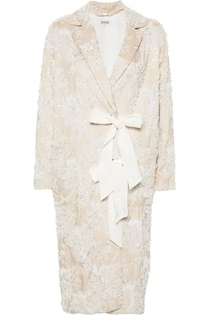 BODE Cappotto con effetto jacquard