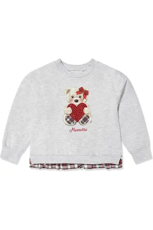 MONNALISA Maglione con stampa Teddy Bear
