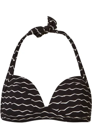 AMIR SLAMA Striped bikini top