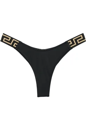 VERSACE Slip bikini con dettaglio Greca