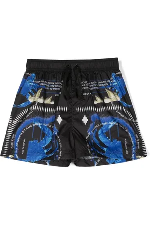 MARCELO BURLON Costume da bagno con stampa grafica