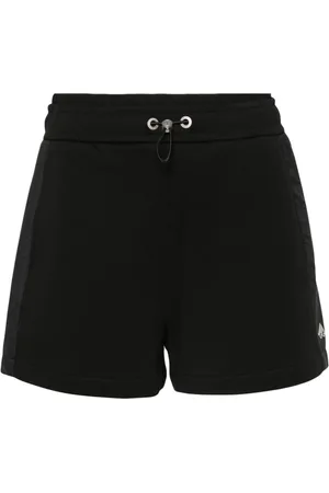 Moose Knuckles Shorts Mixmedia con placca logo