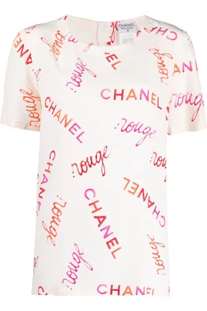 CHANEL T-shirt con stampa Pre-owned 1996
