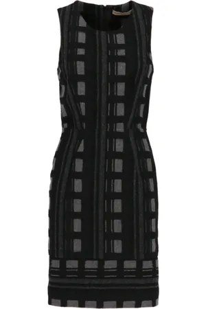 Balenciaga Abito corto a quadri anni 2010