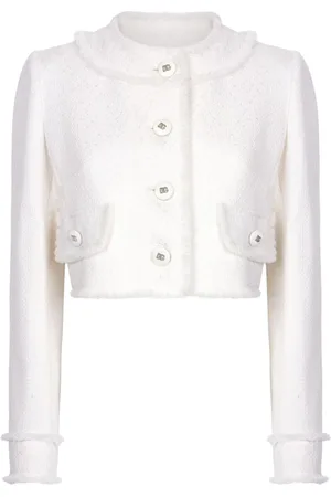 Dolce & Gabbana Giacca crop in tweed