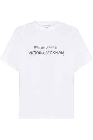 Victoria Beckham T-shirt Who The F** Is