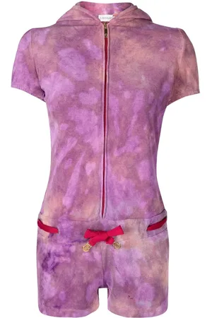 Stain Shade Tuta corta con fantasia tie dye