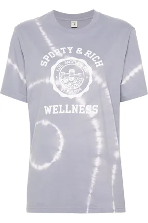 Sporty & Rich T-shirt con fantasia tie-dye