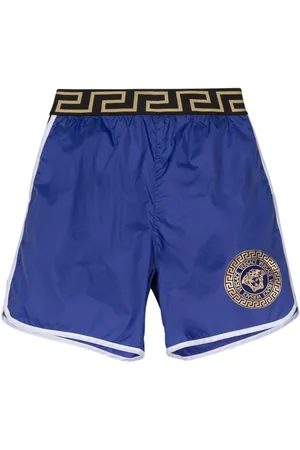VERSACE Costume da bagno con banda Greca