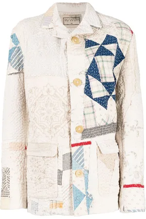 BY WALID Giacca con design patchwork
