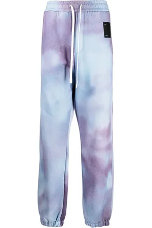 OAMC Pantaloni sportivi con fantasia tie-dye