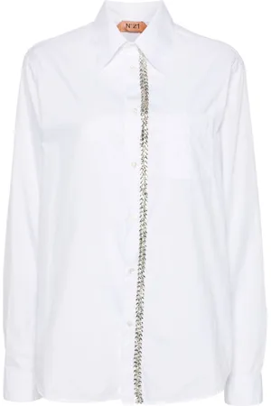 Nº21 Camicia con strass