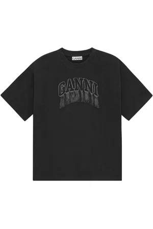 Ganni T-shirt con ricamo