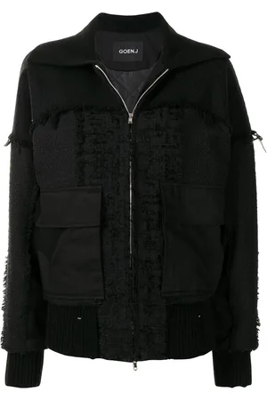 GOEN.J Bomber con design patchwork