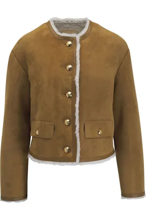 NILI LOTAN Giacca foderata in suede