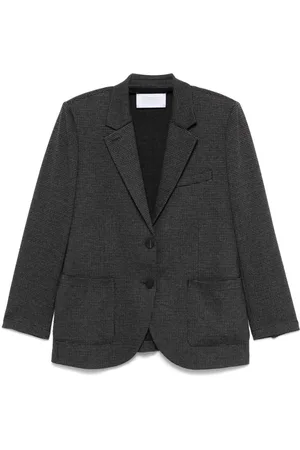 Harris Wharf London Blazer con motivo pied-de-poule