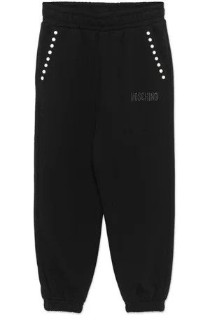 Moschino Pantaloni sportivi con borchie