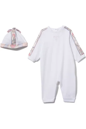 PUCCI Junior Set neonato con rifinitura Marmo