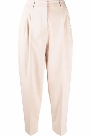 BLANCA Pantaloni a vita alta crop