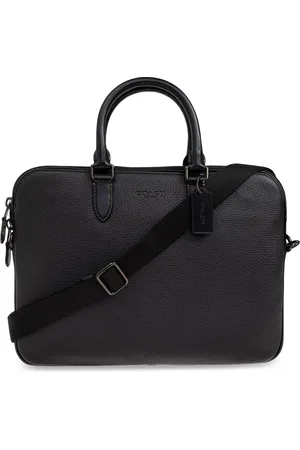 Coach Borsa porta pc con logo goffrato