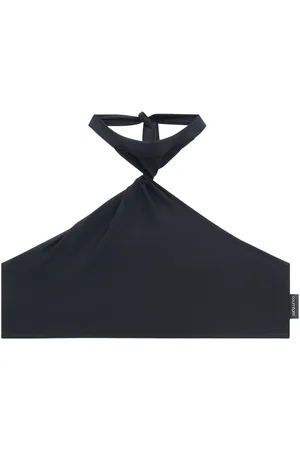 Courrèges Top bikini con dettaglio attorcigliato