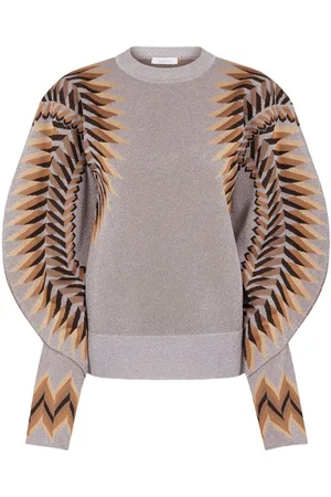 Paco rabanne Maglione con effetto jacquard