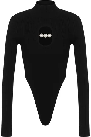 Moschino Body a collo alto con cut-out