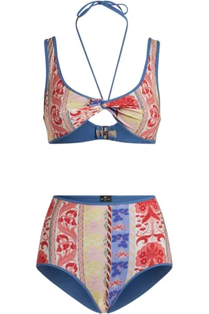 Etro Top bikini con stampa grafica